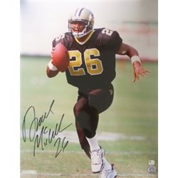 Deuce Mcallister Signed New Orleans Saints 16X20 Photo