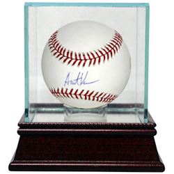 Austin Kearns Signed Official Major League Baseball W/ Glass Case- Tri Star Hologram