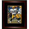 Image 1 : Aaron Rodgers Signed Green Bay Packers 8X10 Photo Custom Framed  (White Jersey)
