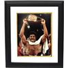 Image 1 : Leon Spinks Signed Boxing 8X10 Photo Custom Framed (Lifting Belt)