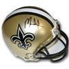 Image 1 : Mark Ingram Signed New Orleans Saints Replica Mini Helmet- Ingram Hologram