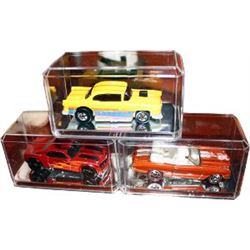 Nascar 1:64 Crystal Clear Display Case With Mirror Base-Case Of 6