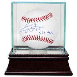 Frank Thomas Signed Official Major League Baseball 521 HR's W/ Glass Case (Chicago White Sox/Toronto