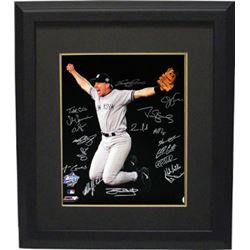 Mike Stanton Signed New York Yankees 16X20 Photo Custom Framed 1998 World Series Champions Scott Bro