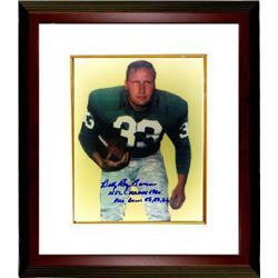 Billy Ray Barnes Signed Philadelphia Eagles 8X10 Photo Custom Framed W/ Dual NFL Champs 1960 & Pro B