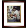 Image 1 : Y.A. Tittle Signed New York Giants Color Passing Vertical 8X10 Photo HOF 71 Custom Framed