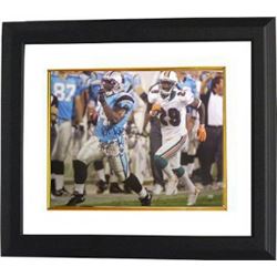 Deangelo Williams Signed Carolina Panthers 16X20 Photo Custom Framed 98 YD TD 8-24-06 LTD