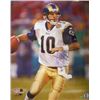 Image 1 : Marc Bulger Signed St. Louis Rams 16X20 Photo