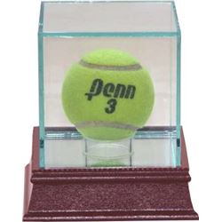 Tennis 1-Ball Glass Deluxe Display Case