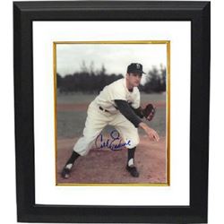 Carl Erskine Signed Brooklyn Dodgers 8X10 Photo Custom Framed