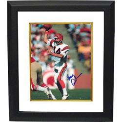 Ken Anderson Signed Cincinnati Bengals 8X10 Photo Custom Framed