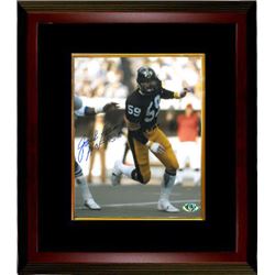 Jack Ham Signed Pittsburgh Steelers 8X10 Photo Custom Framed HOF 88