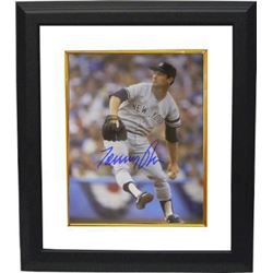 Tommy John Signed New York Yankees 8X10 Photo Custom Framed