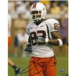 Sinorice Moss Signed Miami Hurricanes 8X10 Photo- Moss Hologram