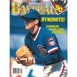 Ryne Sandberg Unsigned Chicago Cubs Athlon Sports 1990 MLB Baseball Preview Magazine