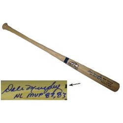 Dale Murphy Signed Rawlings Adirondack Pro Big Stick Name Engraved Blonde Bat NL MVP 82, 83 (Atlanta