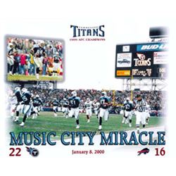 Music City Miracle Unsigned Tennessee Titans 11X14 Photo