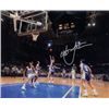 Image 1 : Christian Laettner Signed Duke Blue Devils Horizontal Metallic 8X10 Photo '92 Shot Vs KY Buzzer Beat