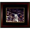 Image 1 : Patrick Ewing Signed Georgetown Hoyas 8X10 Photo Custom Framed (Arms Out)- Steiner Hologram