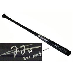 Frank Thomas Signed Big Stick Black Name Engraved Bat 521 HR's