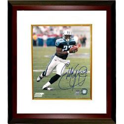 Eddie George Signed Tennessee Titans 8X10 Photo Custom Framed (Run)