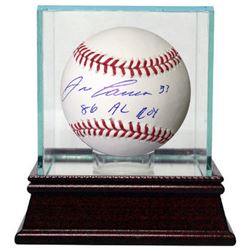 Jose Canseco Signed Official Major League Baseball 86 AL ROY W/Glass Case (Oakland A's)