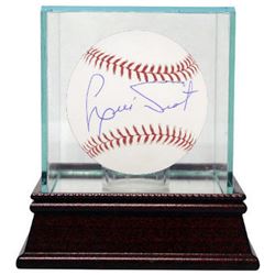 Luis Tiant Signed Official Major League Baseball W/ Glass Case