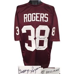 George Rogers Signed South Carolina Gamecocks Maroon TB Custom Jersey XL 80 Heisman- JSA Hologram