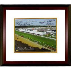 Jean Cruguet Signed Preakness Stakes Winners Pimlico Race Course Horse Racing 16X20 Photo Custom Fra