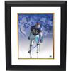 Image 1 : Lawrence Taylor Signed New York Giants 16X20 Photo Custom Framed Metallic Collage- Taylor Hologram