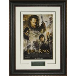 Lord Of The Rings The Return Of The King Unsigned 20X28 Masterprint Poster Leather Framed (Movie/Ent