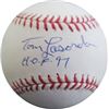 Image 1 : Tom Lasorda Signed Official Major League Baseball HOF 97