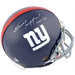Frank Gifford Signed New York Giants Replica TB Mini Helmet HOF 77