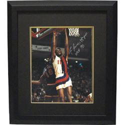 Elvin Hayes Signed Washington Bullets 16X20 Photo Custom Framed HOF 90