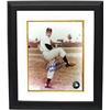 Image 1 : Johnny Podres Signed Brooklyn Dodgers 8X10 Pitching Photo Custom Framed 55 WS MVP (Wind Up- Deceased