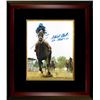 Image 1 : Smarty Jones Signed 2004 Preakness Horse Racing 8X10 Photo Custom Framed Go Smarty Go