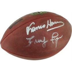 Franco Harris Signed Official NFL New Duke Football W/ Fuqua- Steiner Hologram