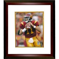 Matt Leinart Signed USC Trojans 8X10 Photo 04 Heisman Custom Framed- Leinart Hologram