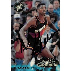 AC Green Signed Phoenix Suns 1995-96 Topps Stadium Club Basketball Trading Card #145