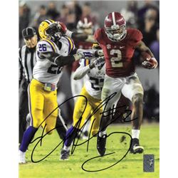 Derrick Henry Signed Alabama Crimson Tide 8X10 Photo #2 (Vertical Stiff Arm Vs LSU-Heisman)- Henry H