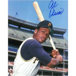 Al Oliver Signed Pittsburgh Pirates 8X10 Photo (Bat On Shoulder)