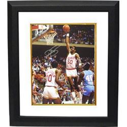 Ralph Sampson Signed Houston Rockets 16X20 Photo Custom Framed