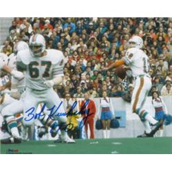 Bob Kuechenberg Signed Miami Dolphins 8X10 Photo 17-0