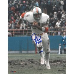 Jim Kiick Signed Miami Dolphins 8X10 Photo 17-0