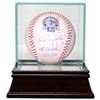 Image 1 : David Wright Signed Game Used Shea Stadium Logo Official Baseball W/ HR Game 5/12/08 W/ Glass Case- 