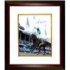 Image 1 : American Pharoah Signed 16X20 Photo 2015 Kentucky Derby Horse Racing Triple Crown Custom Framed With