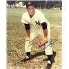 Image 1 : Hank Bauer Signed New York Yankees 8X10 Photo (Deceased- Hands On Knees)
