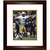Image 1 : Joe Theismann Signed Notre Dame Fighting Irish 8X10 Photo Go Irish Custom Framed (Leaf)