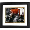 Brian Urlacher Signed Chicago Bears 8X10 Spotlight Photo Custom Framed (Orange Jersey In Snow)