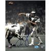 Ron Jaworski Signed Philadelphia Eagles 8X10 Photo #7 (Passing Vs Raiders)